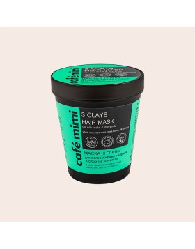 Hair Mask 3 Clays for Oily Hair at the Roots and Dry at the Ends 220ml
